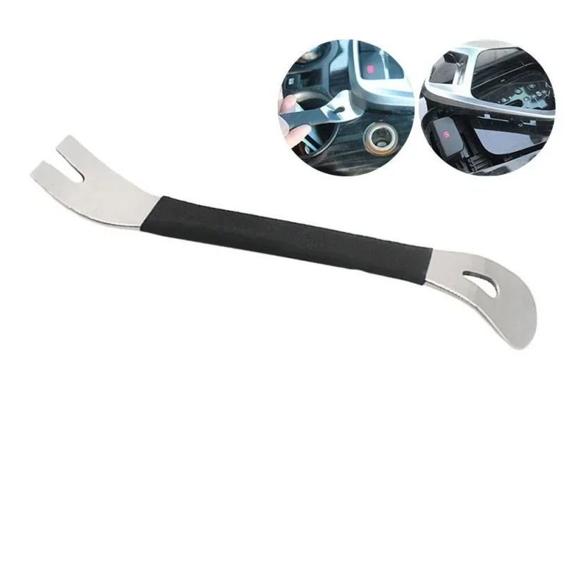 

1Pcs Portable Auto Door Clip Trim Removal Tools Kits Car Dashboard Audio Radio Panel Repair Metal Removal Pry Disassembly Tool