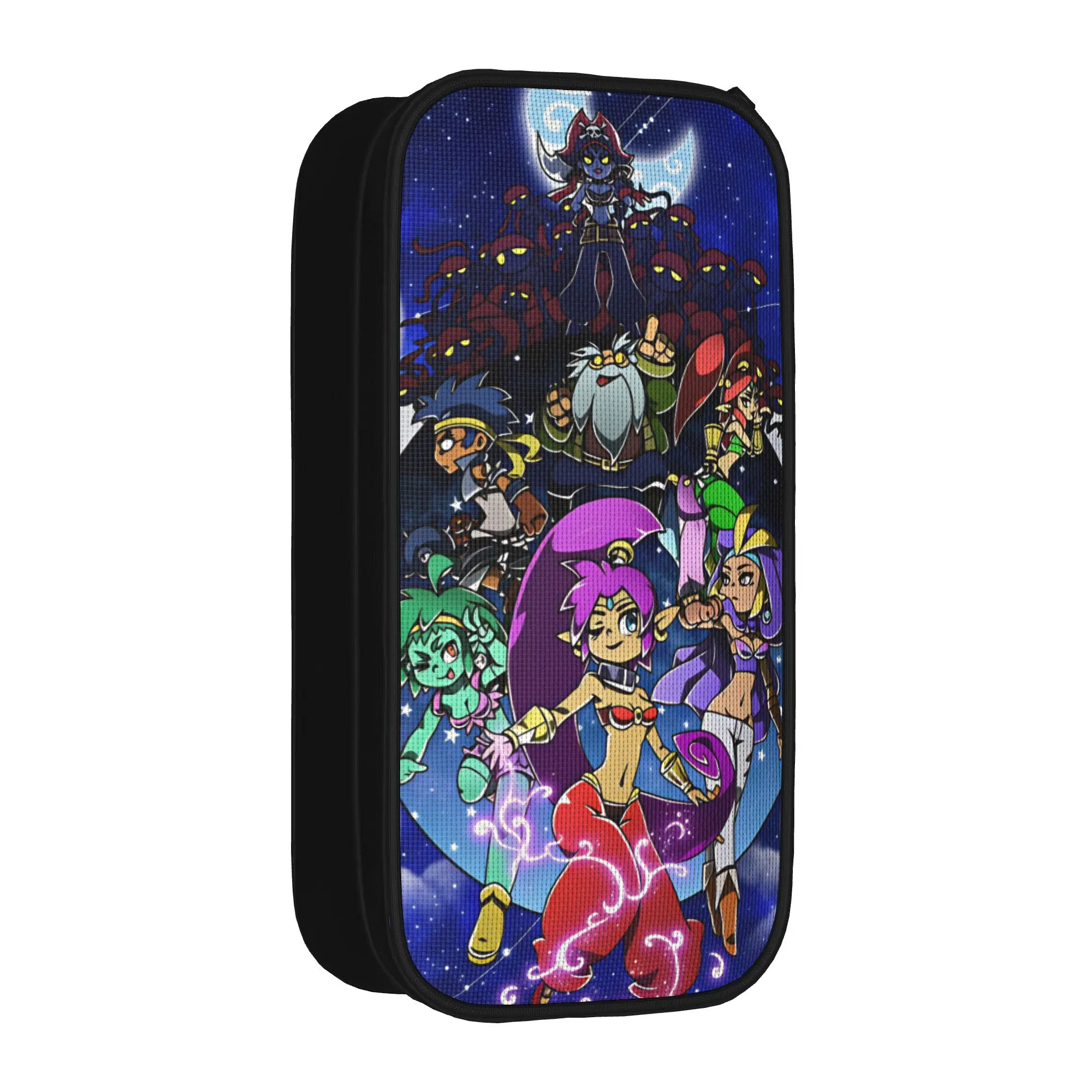 Shantae Half Genie Pencil Case  University Pencil Box Girls Boys Double Layer Cute School Pencil Cases Stationery Organizer