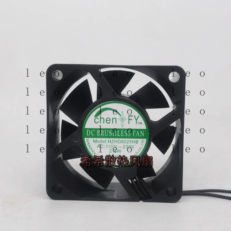 

Вентилятор DD 1 шт. chen FY Fan HZHD6025HB AC110V-230V 2.4W 6025 6CM EC бесщеточный