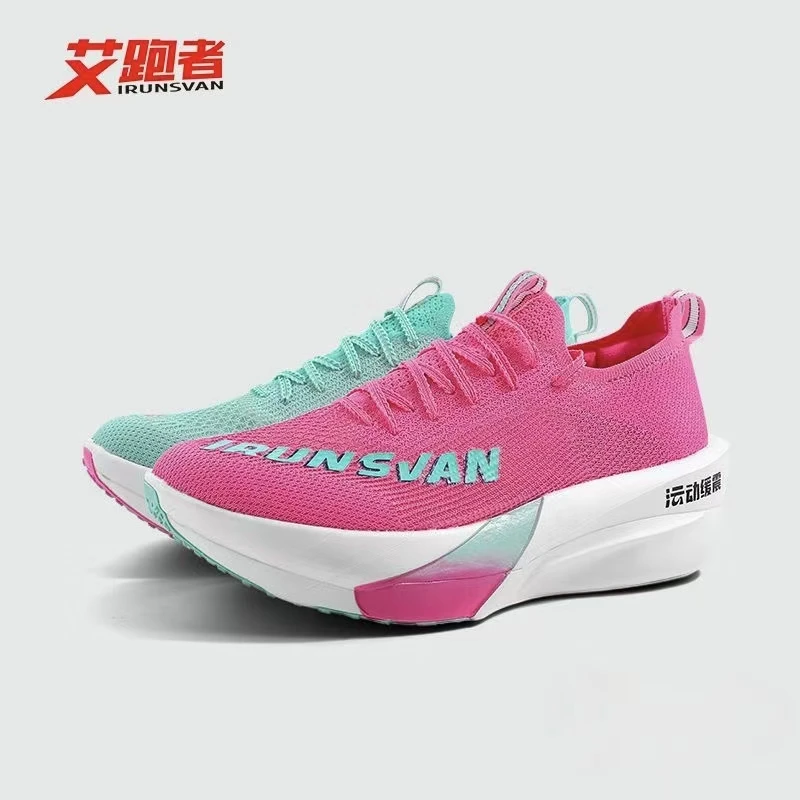 IRUNSVAN Marathon Professional Racing Men's Sports Shoes Full-Length Carbon Plate Comfortable Running Shoes For Women