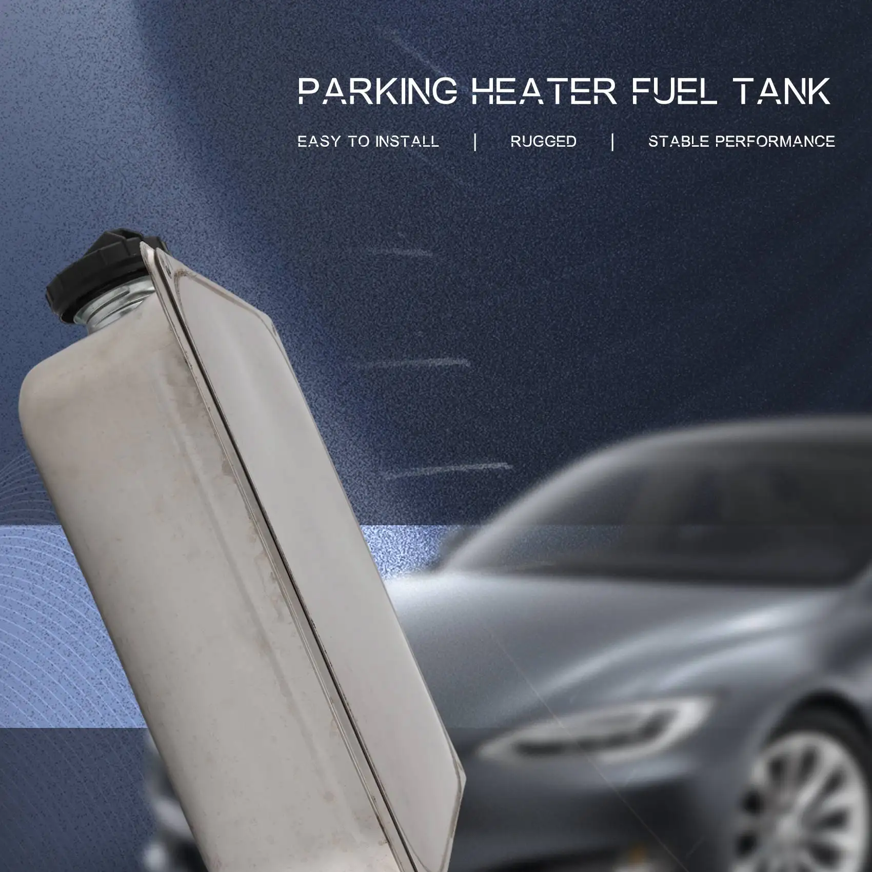 

T61C_7L Stainless Steel Petrol Fuel Tank Can Fit for Webasto Eberspacher Heater Universal