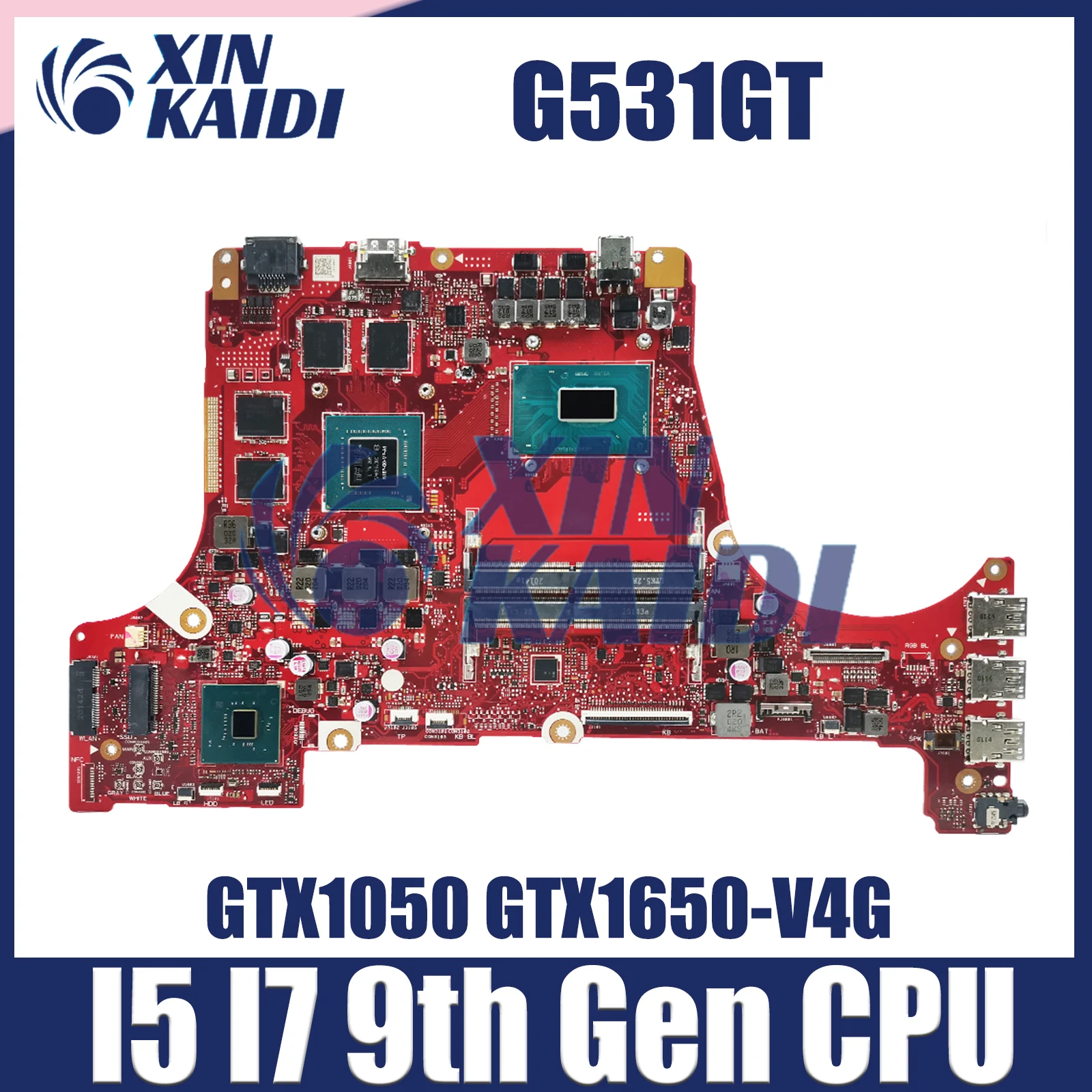 

G531G Mainboard For ASUS ROG Strix-G G531GT GL531GT G731GT GL731GT FX531GT Laptop Motherboard i5 i7 9th Gen CPU GTX1650-V4G