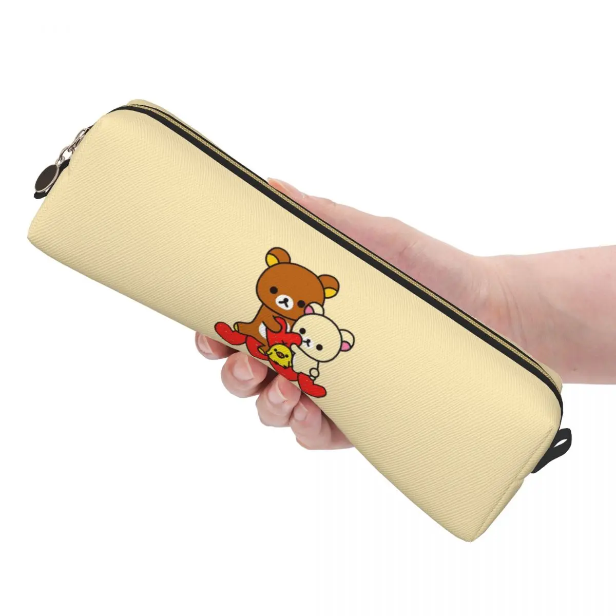 الإبداعية Rilakkuma Korilakkuma مقلمة صندوق رصاص حامل قلم لفتاة صبي أكياس تخزين كبيرة الطلاب مدرسة هدية القرطاسية