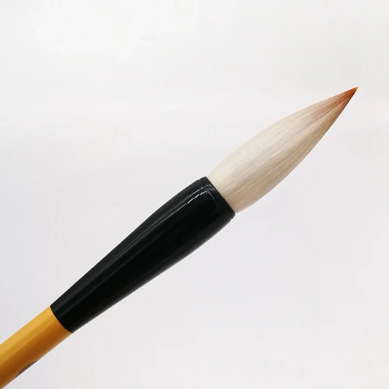 Mixed Woolen Hair Writing Brush Yan Zhenqing Regular Script Running Script Chinese Calligraphy Pen Freehand Flower Painting Pen