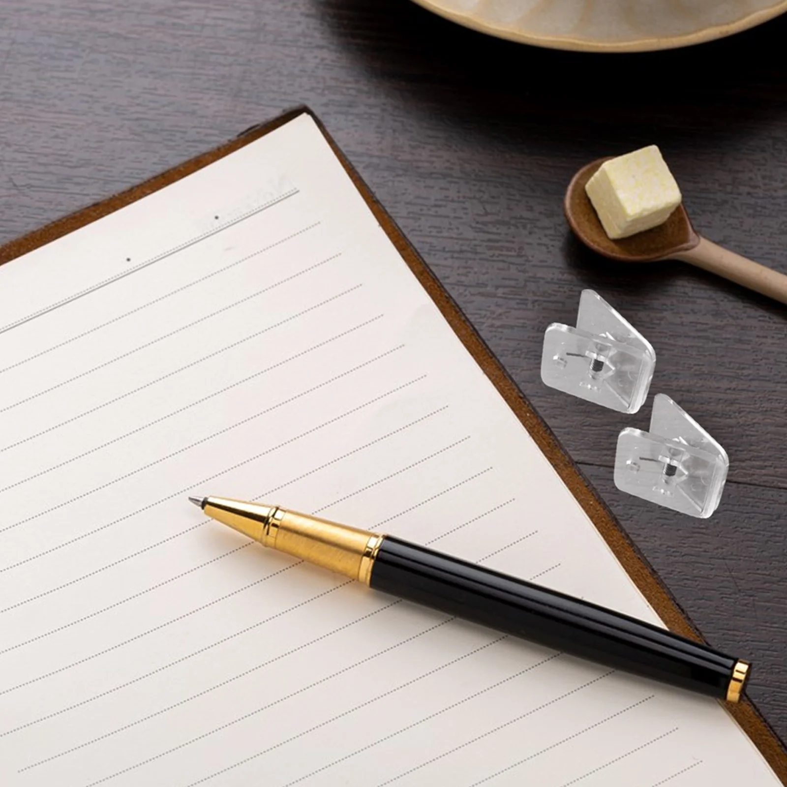 40Pcs Document Binder Clips Plastic Paper Clamps Strong Grip Office School File Organizer Paper Fastener Clips Reusable