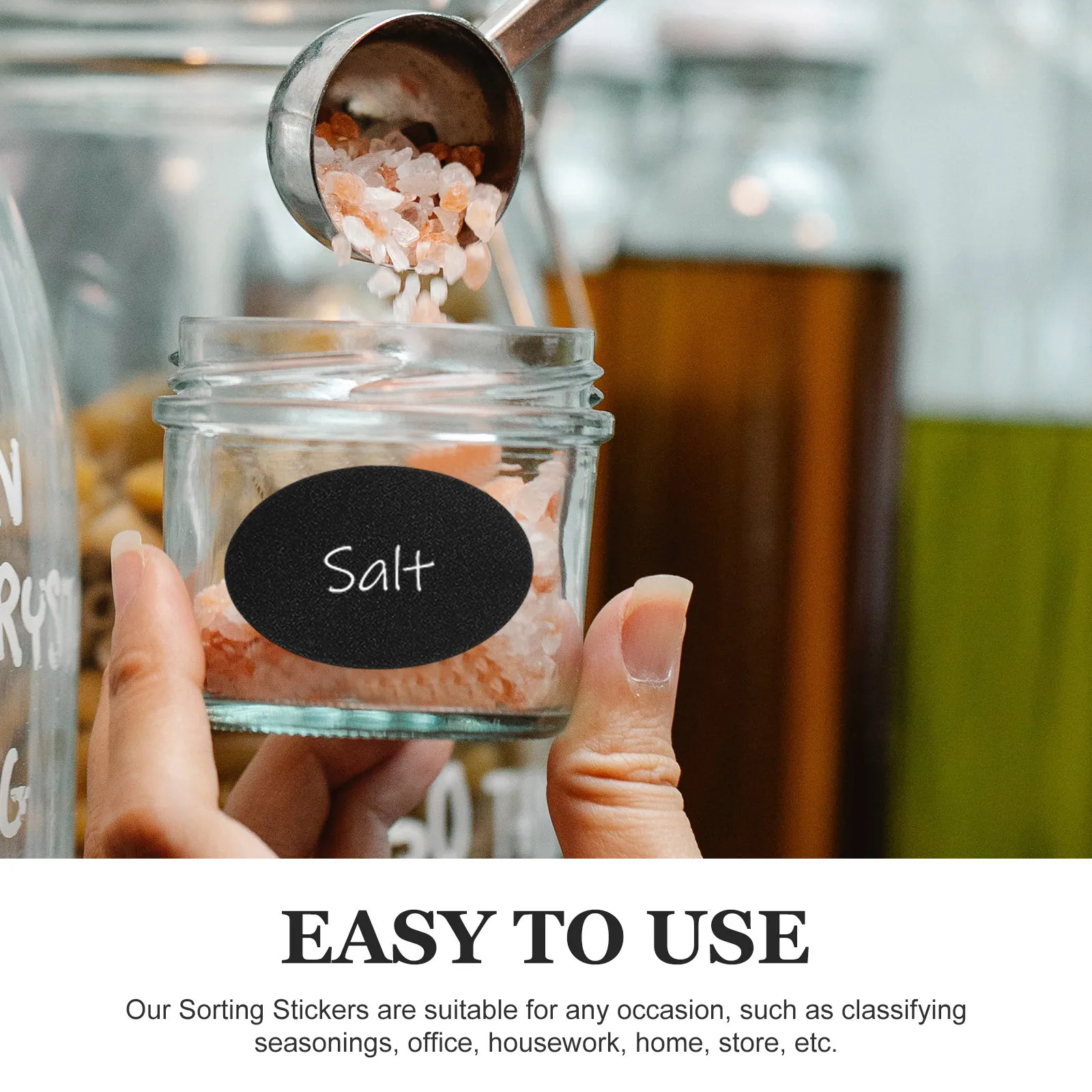 Étiquettes autocollantes effaçables imperméables, étiquettes nominatives auto-adhésives pour organiser le tri d'étiquettes autocollantes, ensemble d'autocollants en papier