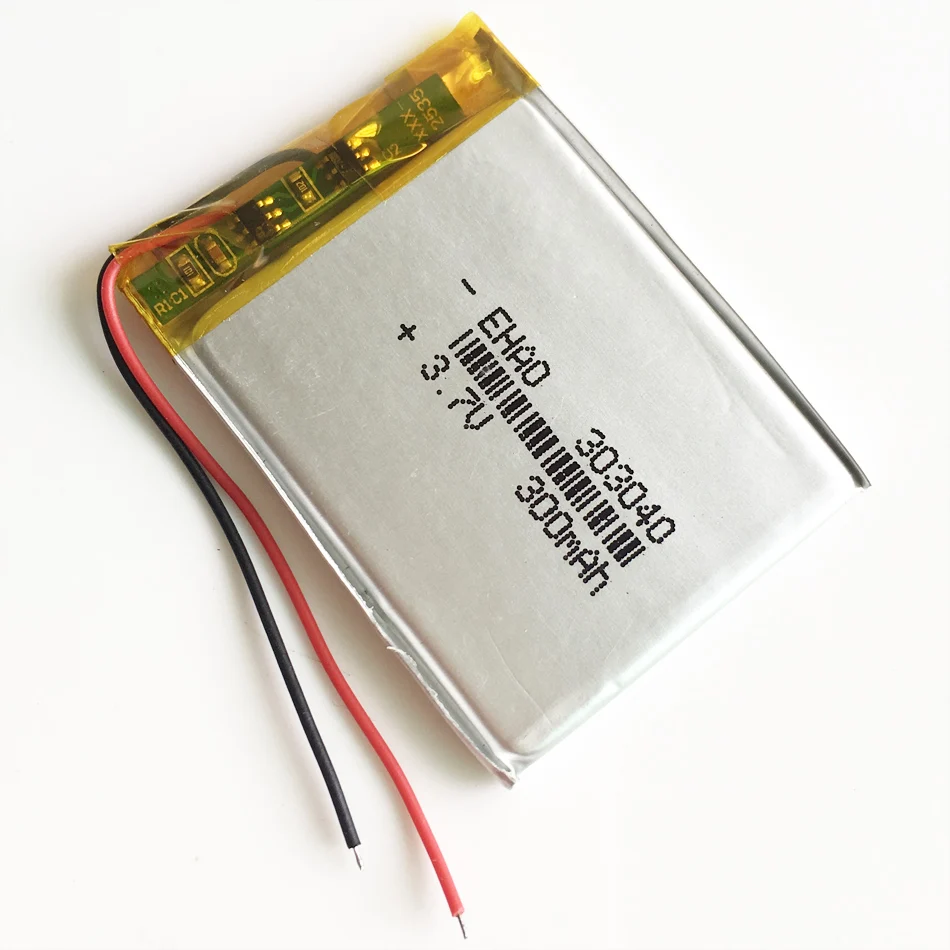 3.7V 300mAh litowo-polimerowa LiPo akumulator 303040 do Mp3 GPS PSP Bluetooth inteligentny zegarek z lampą Led masażer rejestrator