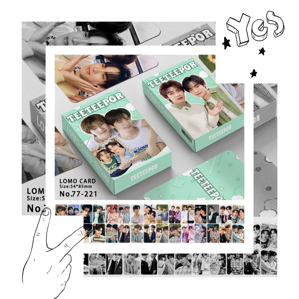30/92Pcs/Set TeeteePor Duang with You TV CP Lomo Cards Stickers