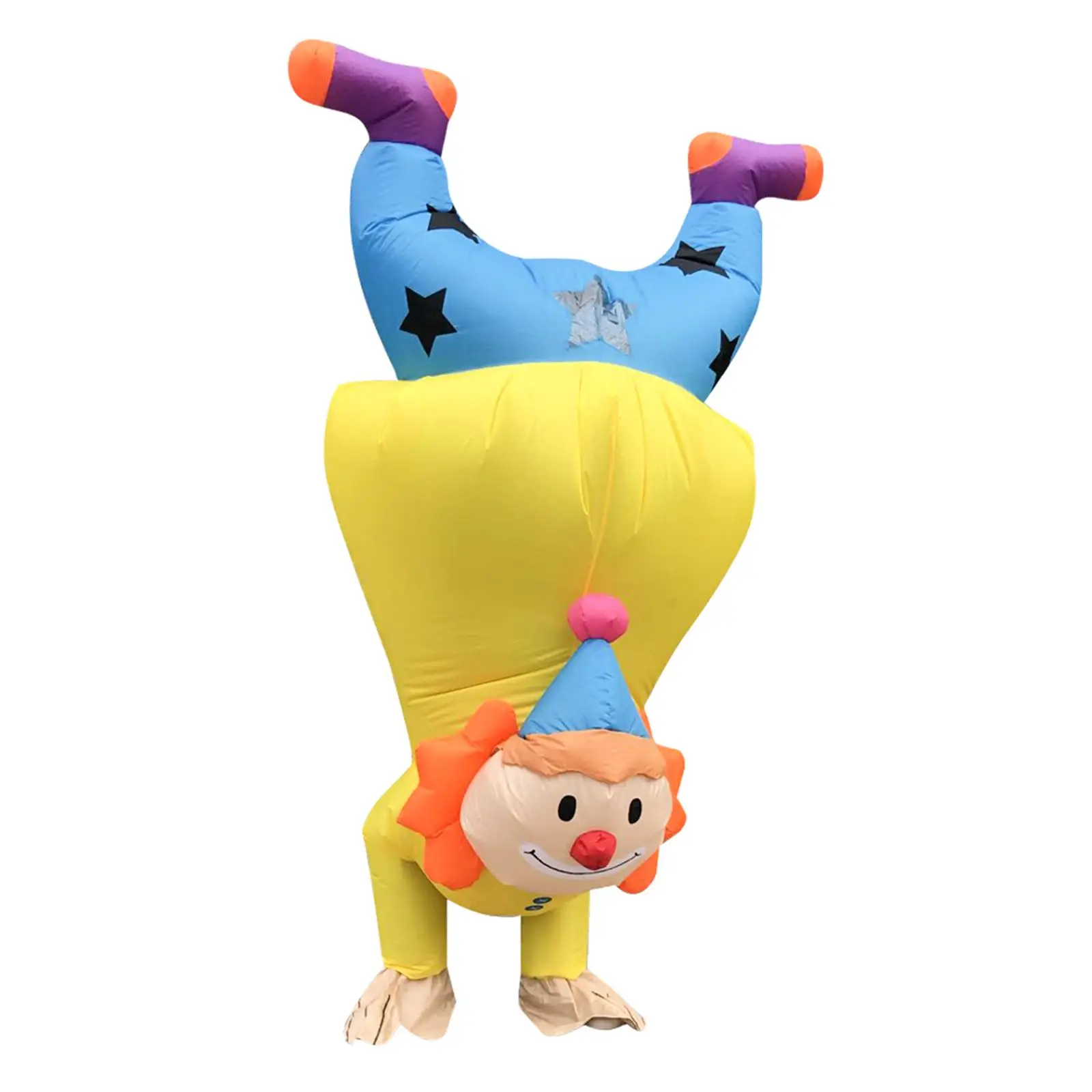 Handstand Clown Inflatable Costume Outfit Clothes for Party Festival
