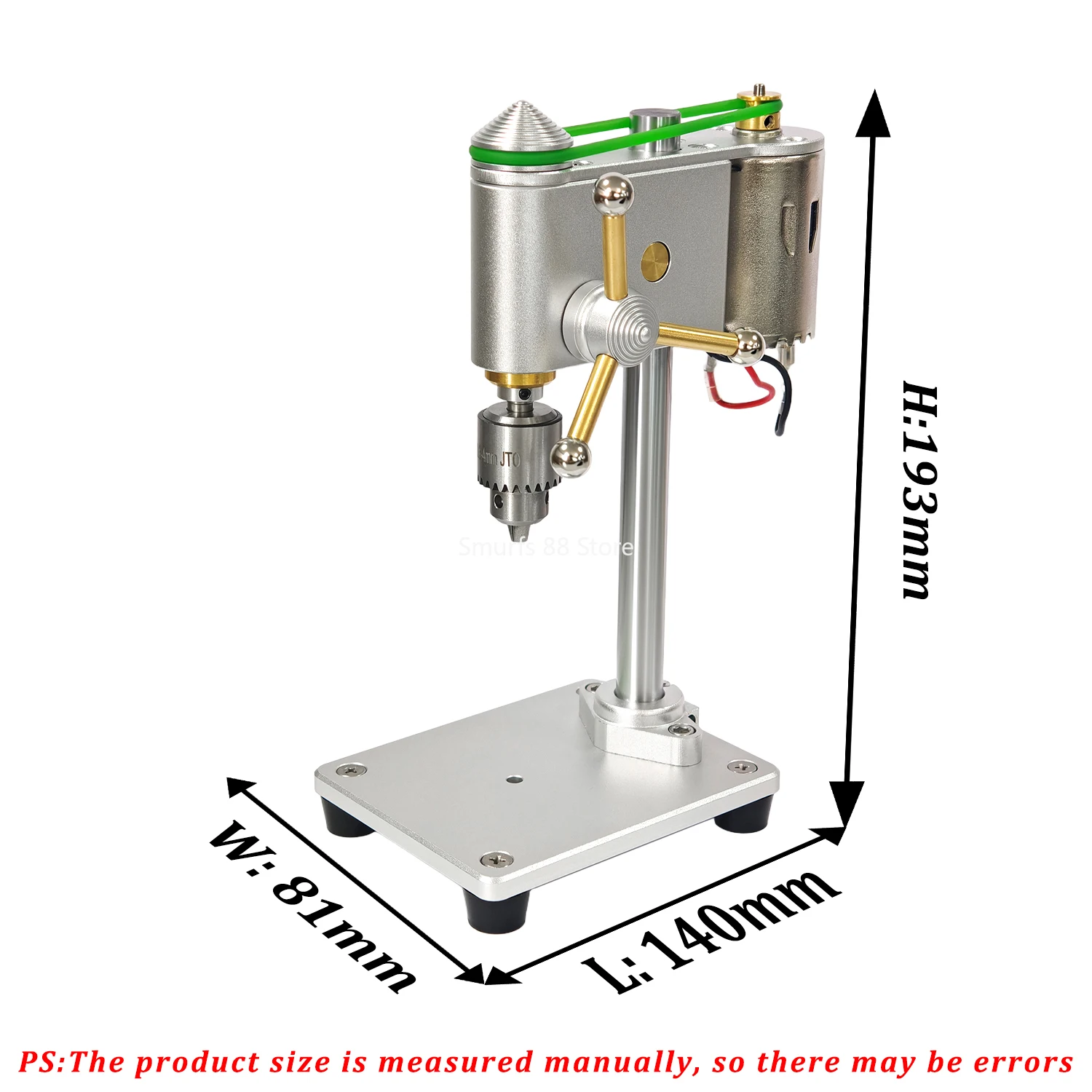 Metal Bench Drill Mini Bench Drill Model Adjustable Pressure Precision Watch Bench Drill Model Ornament Collection