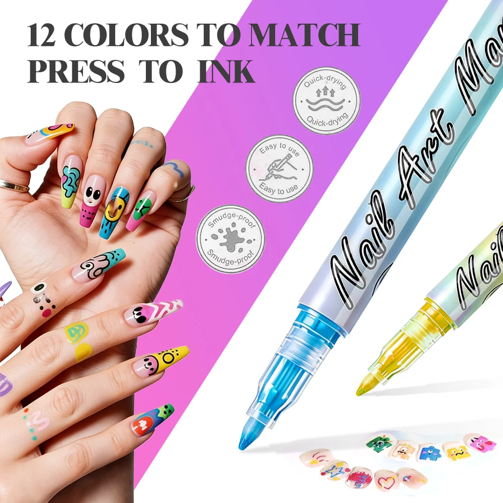 Bolígrafos para decoración de - Nail Art Queen reseña y precio