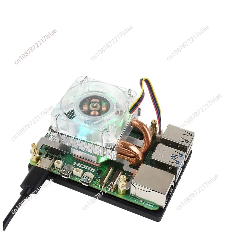 

CPU ice tower cooling fan LED glare fan, tower copper tube heat conducting fin radiator