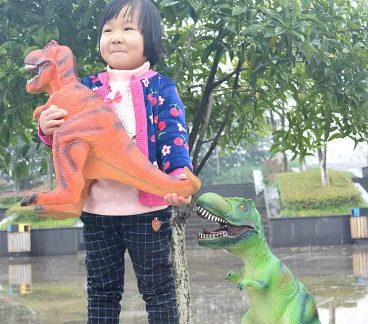 Big Size 65 cm Dinosaurus Speelgoed Actiefiguren Tyrannosaurus Rex Zacht Diermodel Jongen Speelgoed voor Kinderen Verjaardagscadeau