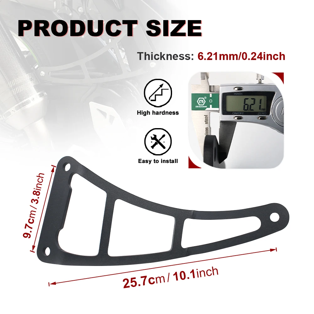 Motorcycle Exhaust Hanger Muffler Support Bracket Holder Ninja ZX-10R ZX10R 2011-2025 ZX-10RR 2021 2022 2023 2024 For Kawasaki