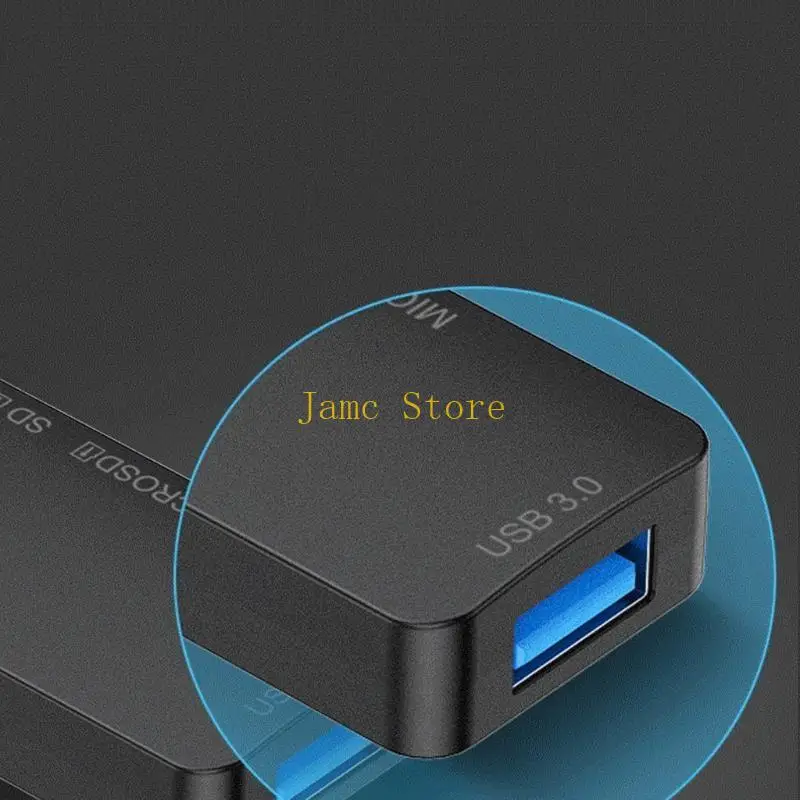 

LX0B Multi-Port USB3.0 Splitter Hub for Macbooks 13 15 Air PC Docking Station TF Card Reader Type C/USB3.0 Adapter SSD