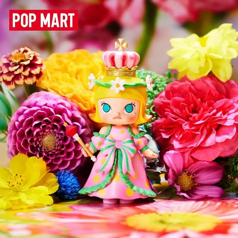 

POP MART Molly Mika Ninagawa Flower Dreaming Series слепая коробка игрушки Kawaii аниме фигурка Caixa Caja Mystery Box подарок для девочек