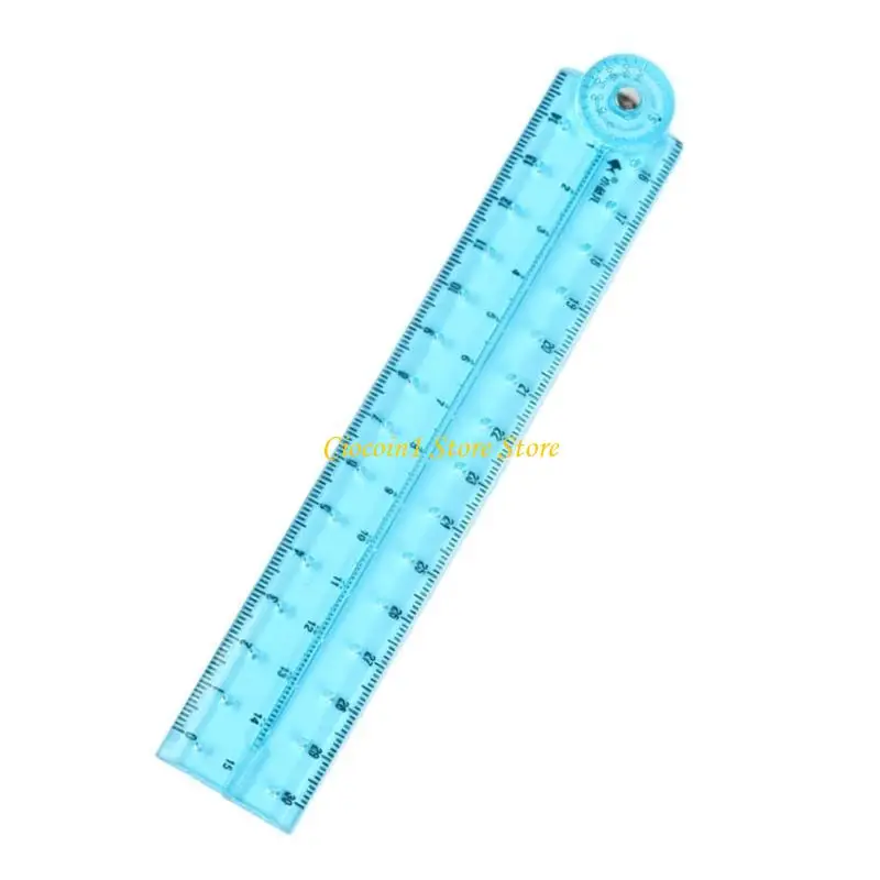 A3PC Clear Straight Ruler Math Measuring Tool for Student Teacher Drawing Measuring
