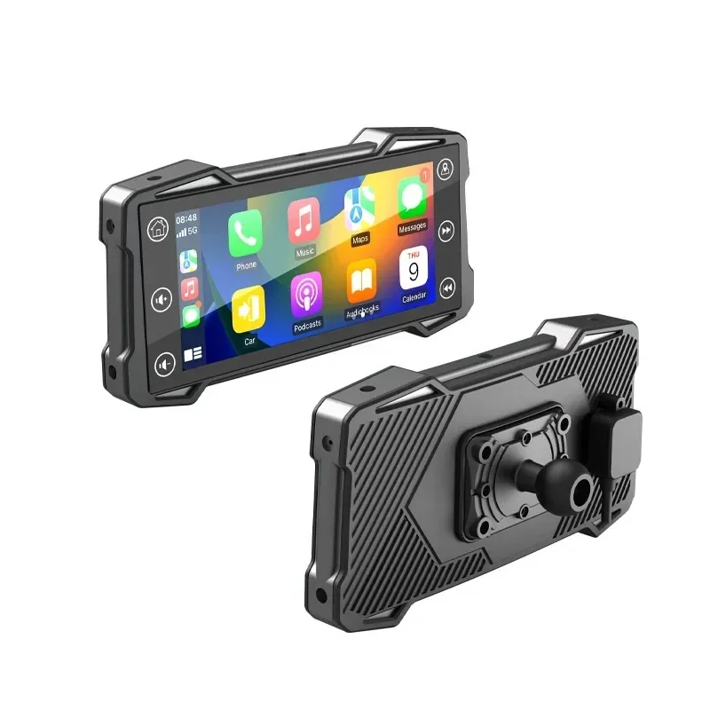 

【Best-selling】Detachable 7.25" Motorcycle Waterproof Wireless CarPlay Screen Motorbike Navigation with TPMS 1080P Cameras
