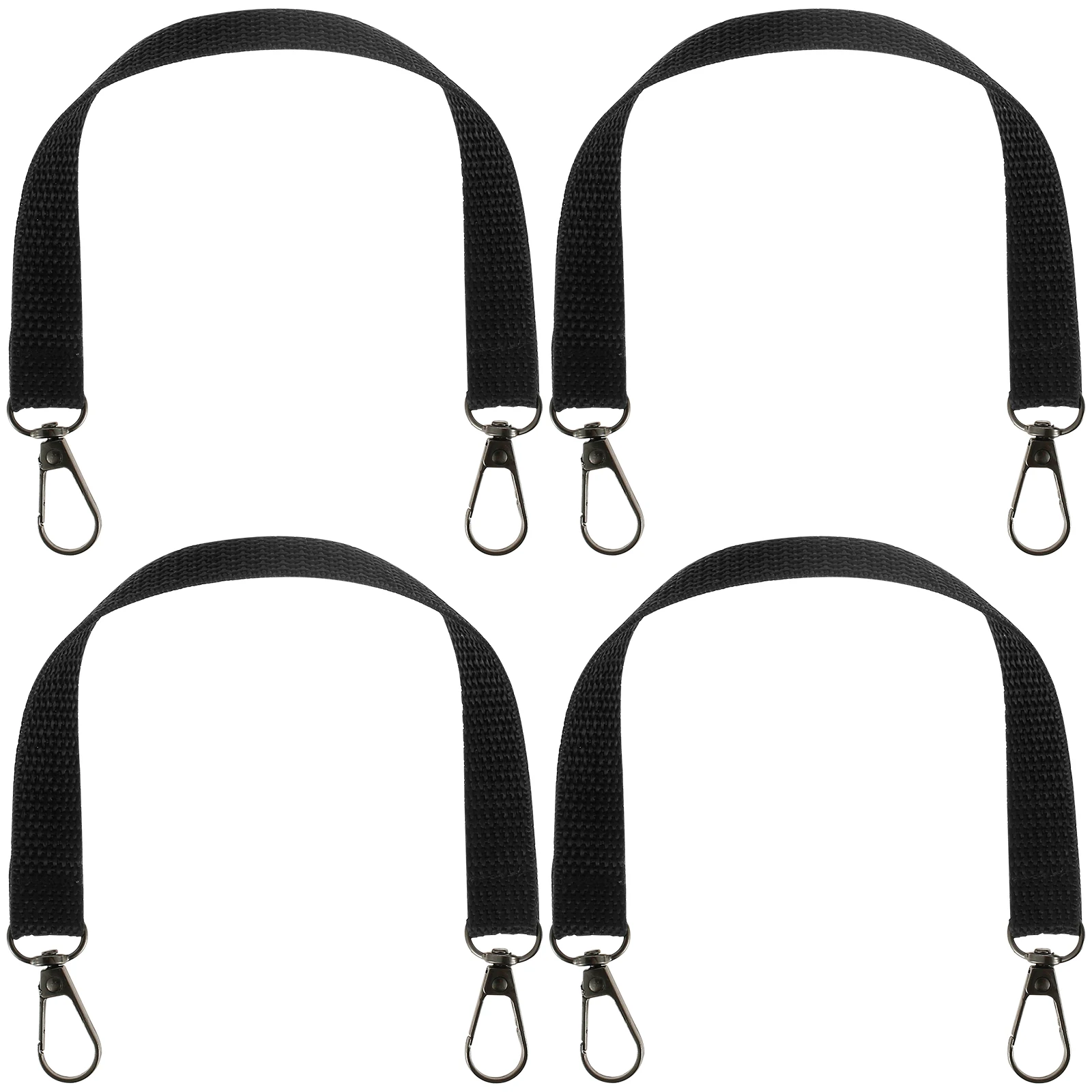 4pcs Electrical Tape Holder Straps Heavy Duty Tape Holder Chain with Carabiner Hooks Thong Waist Tape Holder Lanyard Polyester