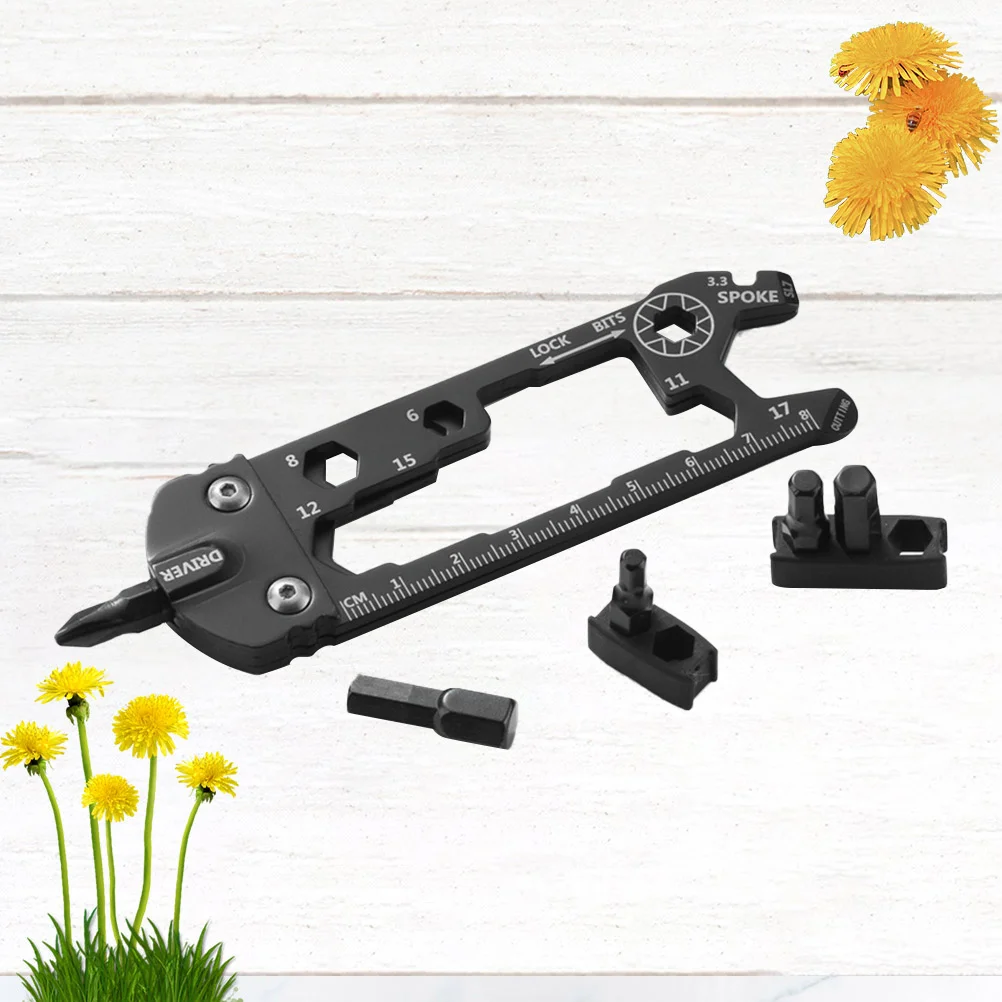 

Multifunction Mountain Bike Repair Tool Kit For Outdoor Black Durable Maintenance Professional Tire Fixing Basic Bike Repair Set