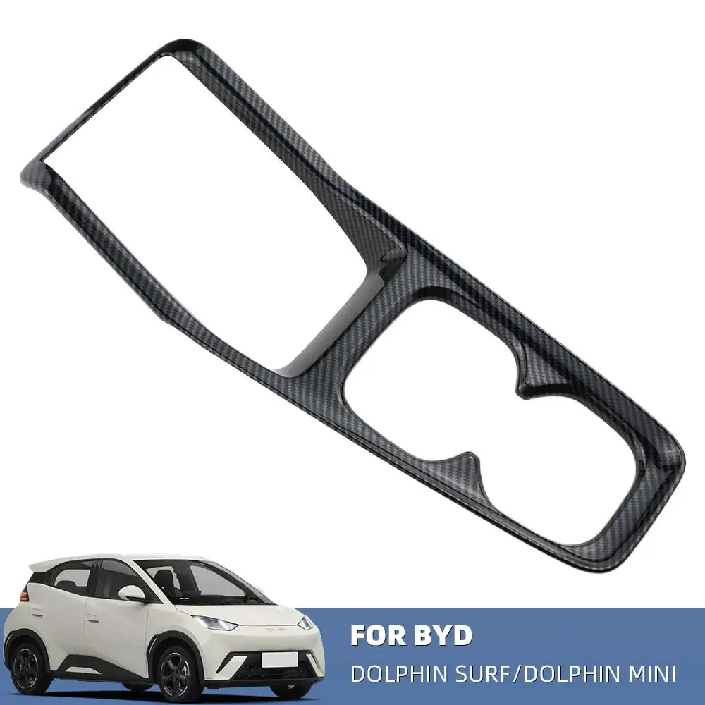Car Center Cup Holder Trim Cover for BYD Dolphin Mini Seagull Dolphin Surf 2024 2025 LHD Interior Modification Accessory