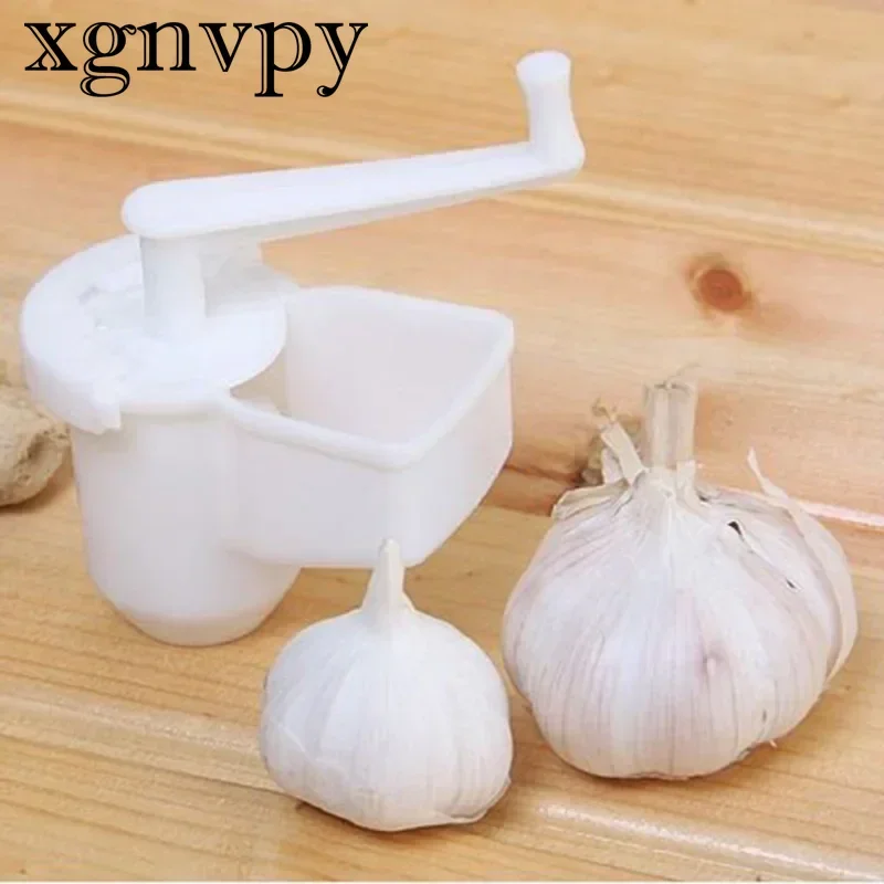 xgnvpy Food Grade PP Garlic Grinder Cutter Mill Fruit Vegetable Press Tool Ginger Crusher Muller Squeeze Kitchen Accessory