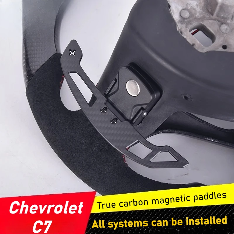 

Для Chevrolet/Corvette/C7 модифицированный магнитный рычаг переключения передач из углеродного волокна, оригинальные детали