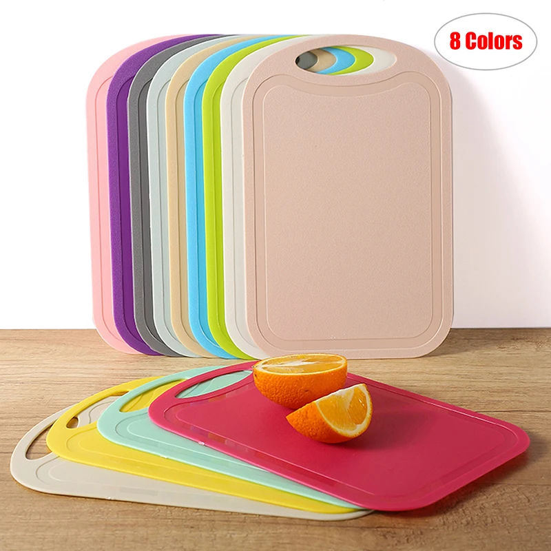 1pcs Food Chopping Block Board Mini Non-Slip Kitchen Meat Fruit Vegetable Cutting Slice Cut