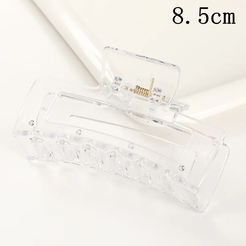 Koreaanse Vrouwen Meisjes Plastic Haar Klauwen Haarspeldjes Hoofddeksels Grote Maat Haarspeld Krab Barrette Mode Ornament Haaraccessoires