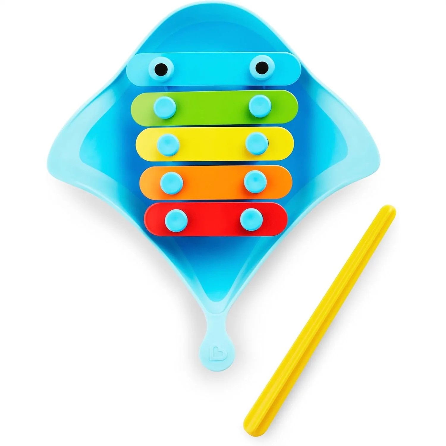 

Xylophone Musical Baby and Toddler Bath Toy, Stingray Shape with 5 Colorful Keys, Floating Fun for Hand-Eye Coordination