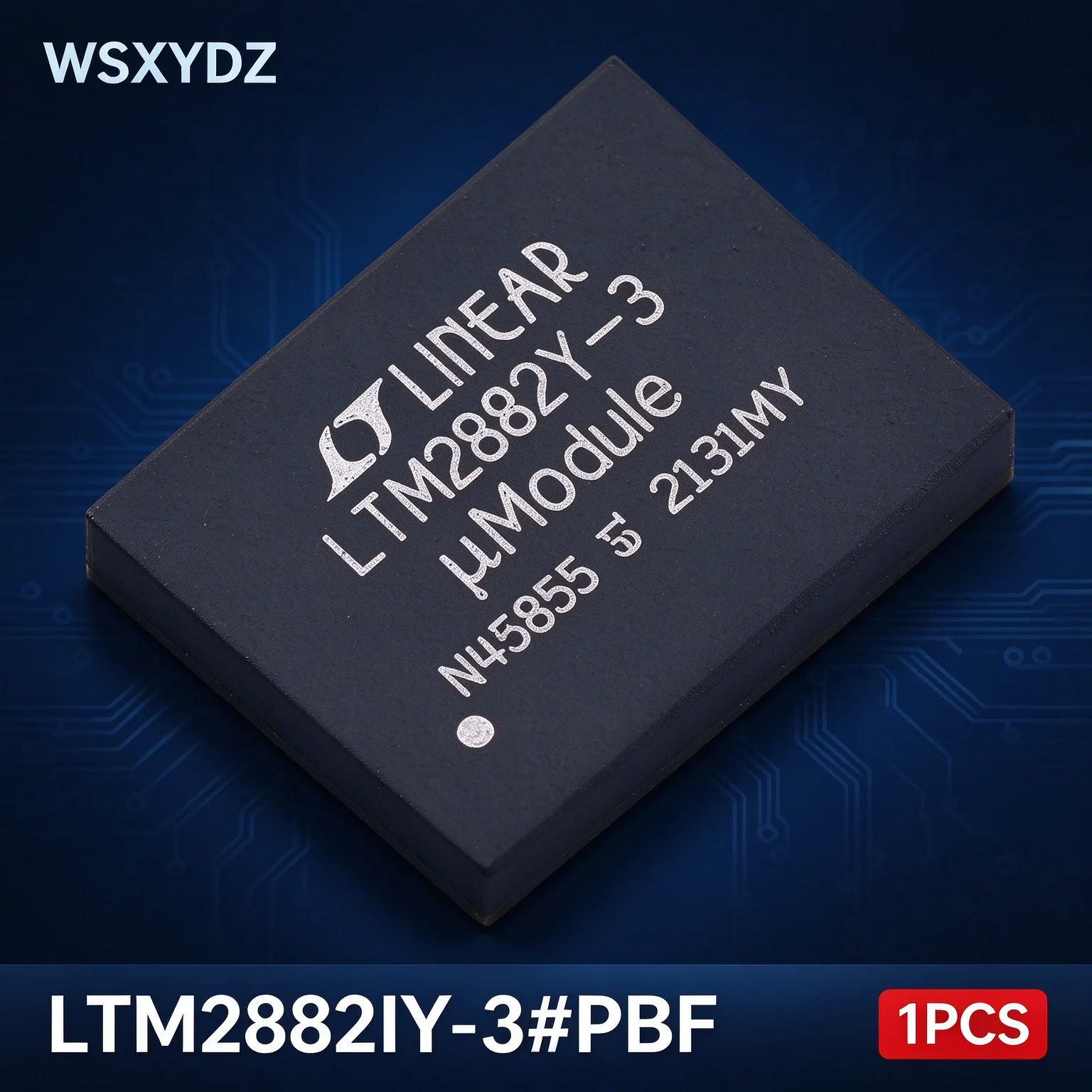 1PCS LTM2882IY-3#PBF Isolated RS232 uModule Transceiver with Integrated Power 2500Vrms 1Mbps BGA-32 ADI Linear New