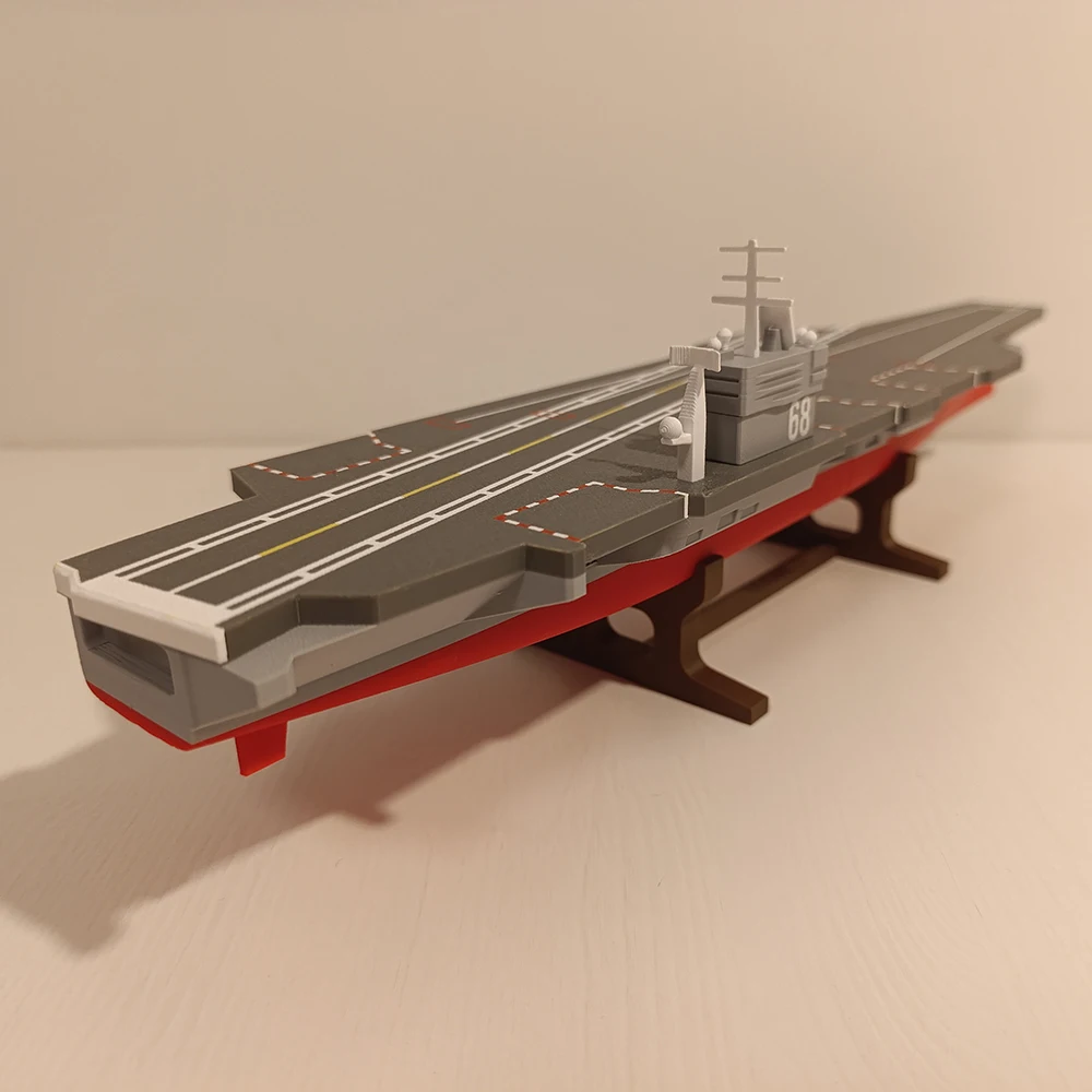 โมเดลเรือบรรทุกเครื่องบินนิมิทซ์ ขนาด 1/700 ความยาว 46.9 ซม. ผลิตด้วยการพิมพ์ 3 มิติอย่างประณีต ชุดประกอบแบบจำลองเรือแบบคงที่ ของเล่นเรือ