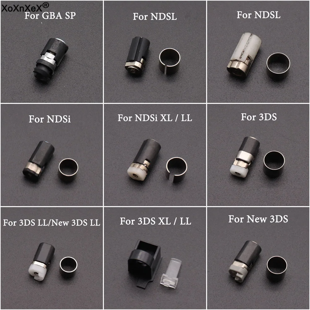 

For GBA SP For NDSL NDSi XL Rotating Shaft Spindle Hinge Metal Ring Replacement For New 3DS XL LL Axis Sleeve Lamp Post