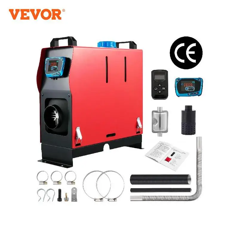 

VEVOR 8KW Parking Heater 12V Car Diesel Air Heater All-In-One with LCD Monitor Bus Trailer Boat Trunk Diesel Vehicles Heating