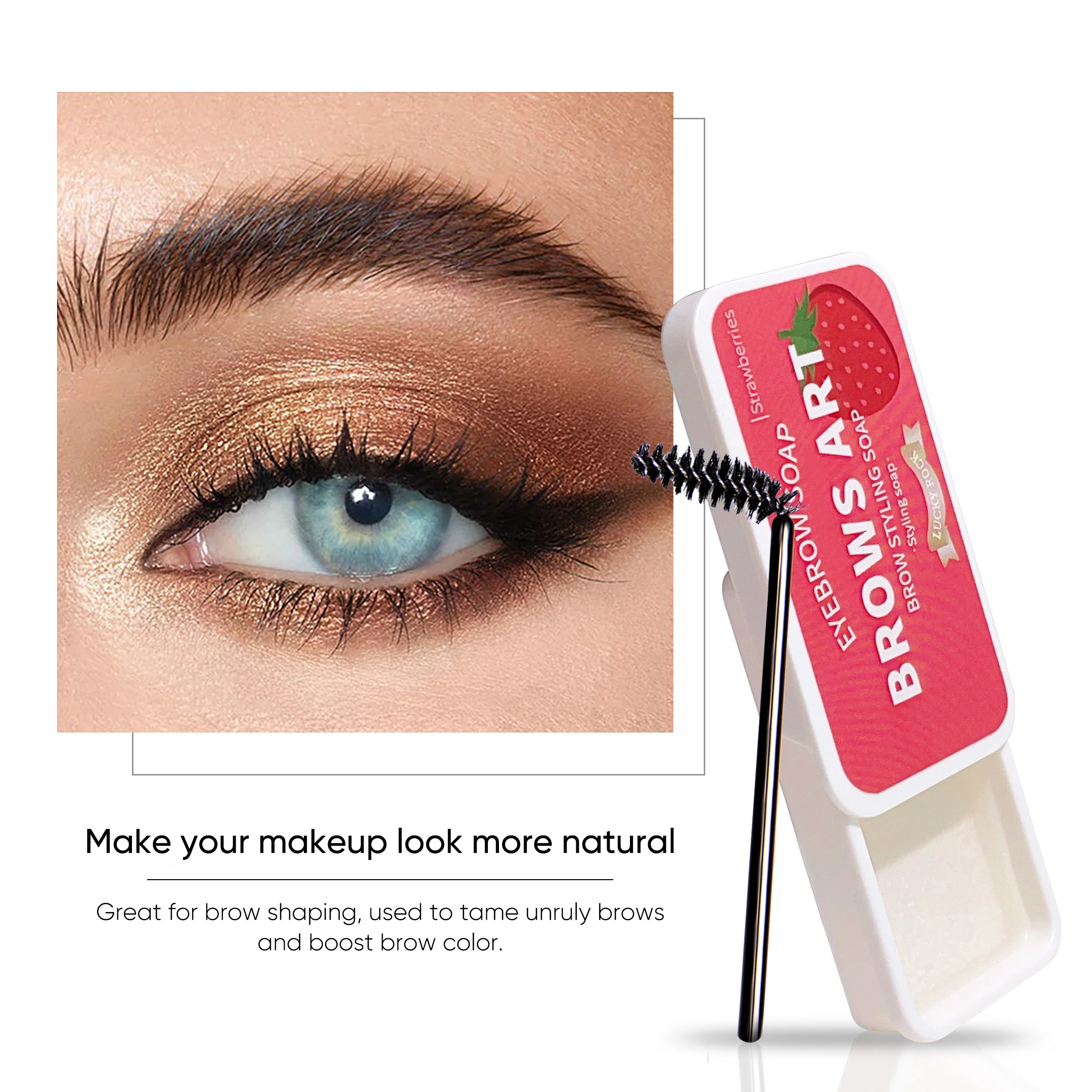 Gel per lo Styling delle sopracciglia a lunga durata con impostazione 3D Feathery Wild Brow-impermeabile e facile da applicare