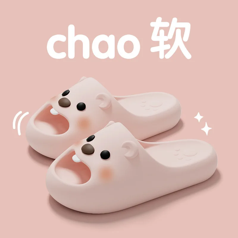 

Women Slippers Cartoon Cool Slippers For Women 2025 Summer Cute Indoor Home, Thick Bottom EVA External Wear, Anti Slip Couple