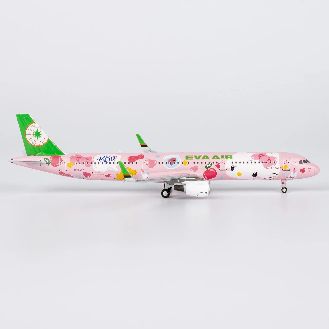 13122 alliage avion à collectionner cadeau NG modèle 1:400 Eva Airways "StarAlliance" Airbus A321 modèle d'avion moulé sous pression B-16217