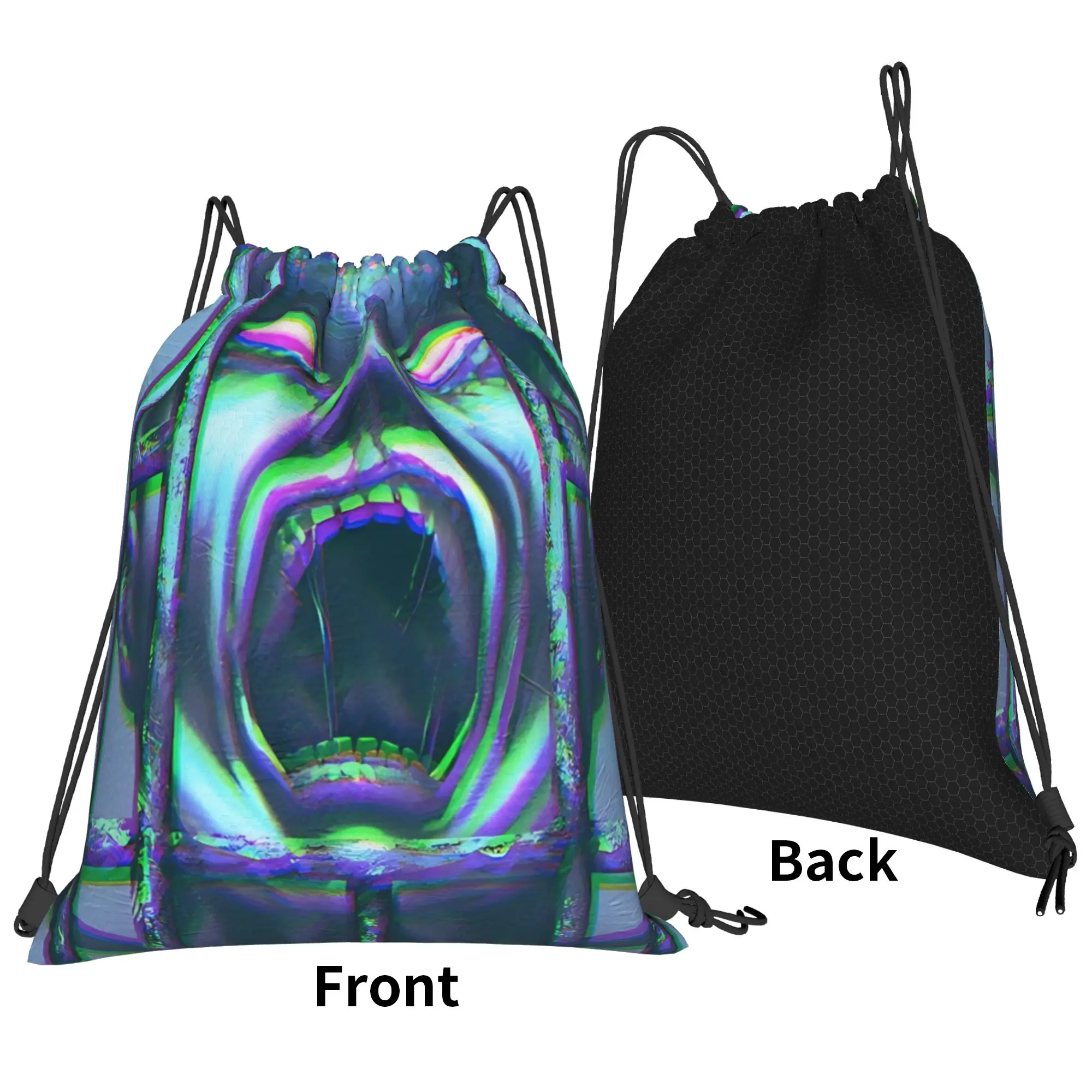 Bloodborne Gothic  Portable Sports Riding Gym Drawstring Storage Sporty Backpacks