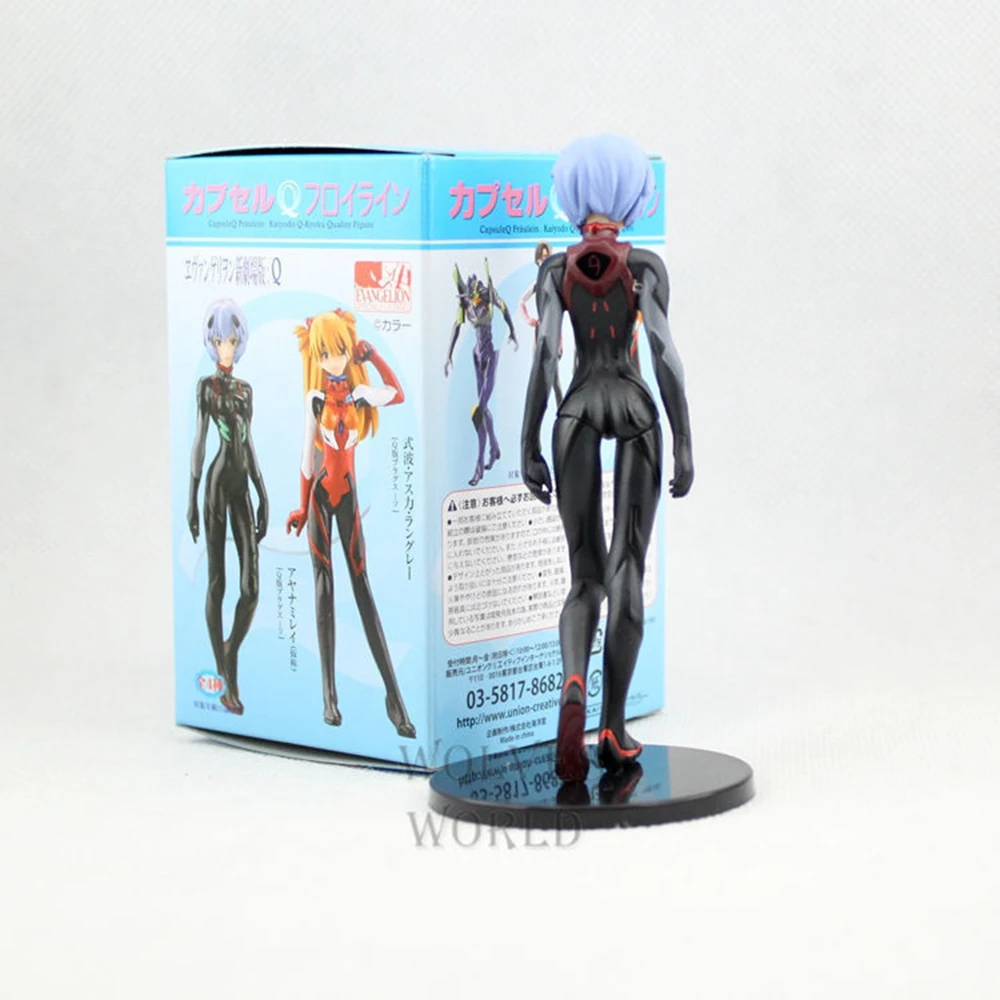 10 CM 4 Pz Anime NEON GENESIS EVANGELION Figura Asuka Langley Soryu Ayanami Rei Set Gacha Giocattolo EVANGELION-01 Modello