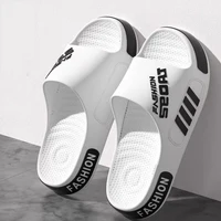 Big Size 48-49 Men Slippers Summer Flat Sole Home Slippers For Women Man Open Toe Trend Slides Couple Light Beach Shoes Sandals 5