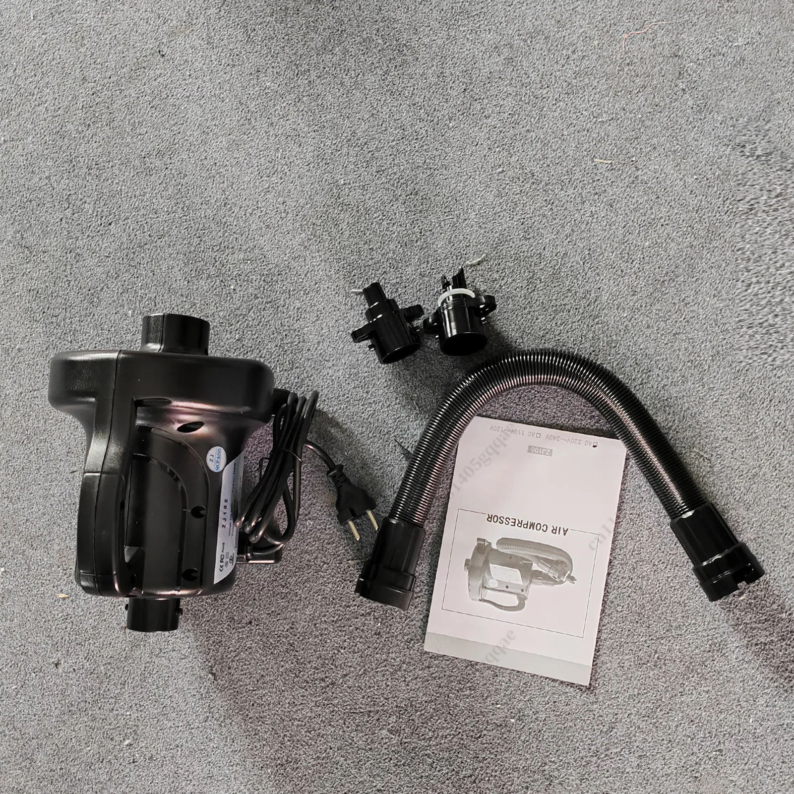 ZJ106 1200W Leistungsstarke Hochdruckpumpe für Schlauchboote und aufblasbare Zelte, 220V – Detail 5