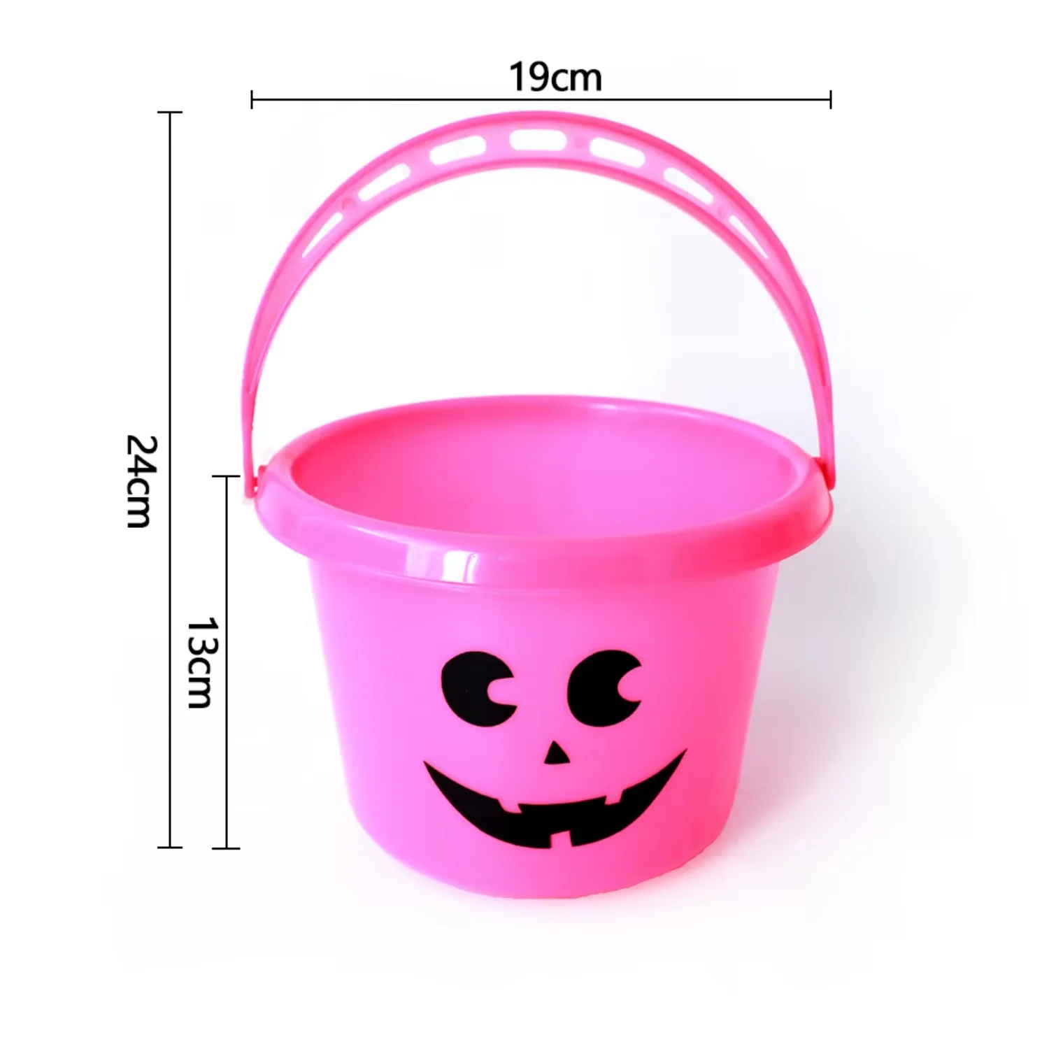 رخيصة هالوين الديكور الاطفال لصالح هالوين LED اليقطين الإبداع دلو الحلوى #6