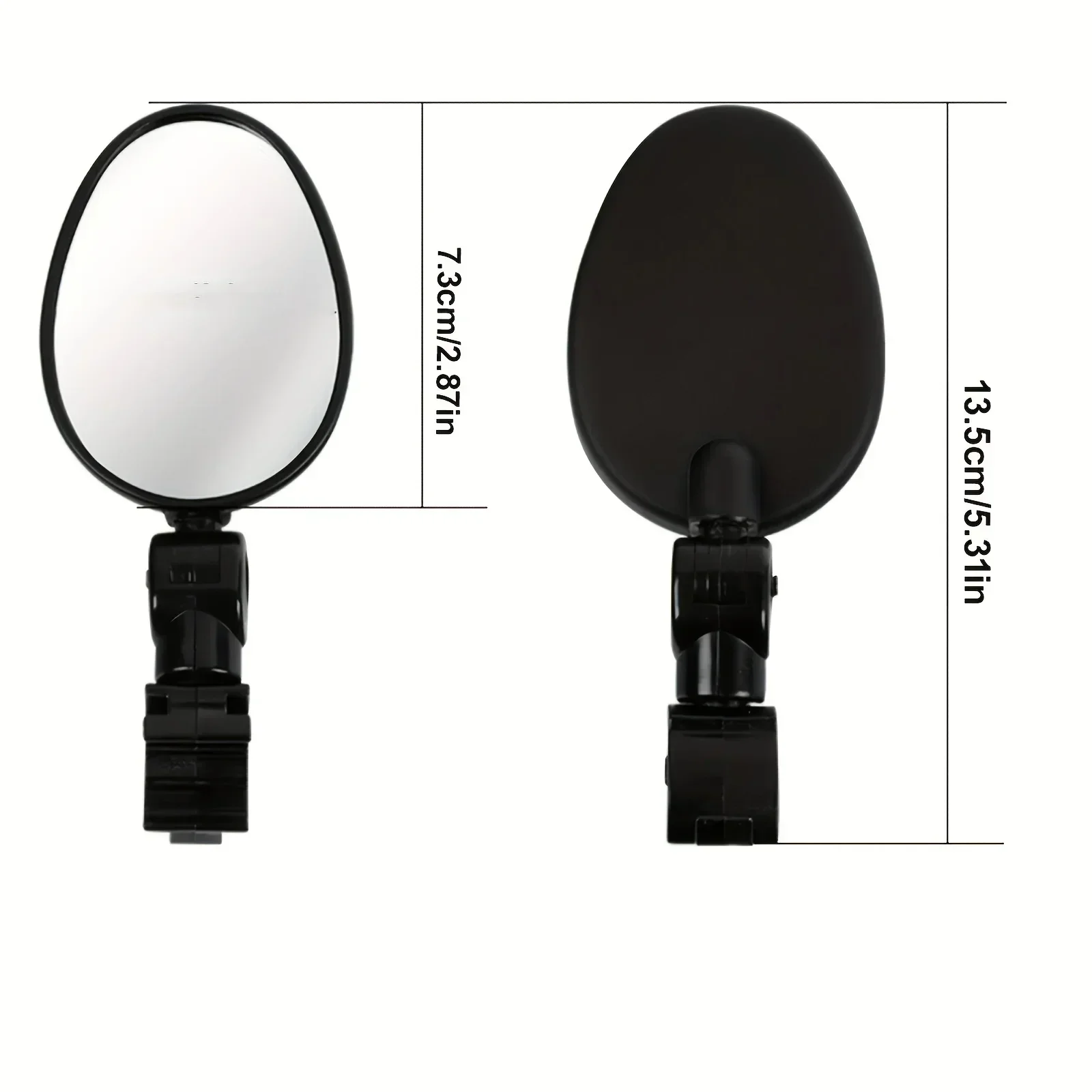 Bike Mirror 360 Degree Adjustable Rotatable Handlebar Mirror Wide Bycicle Accessories Cycling Rear View Mirror