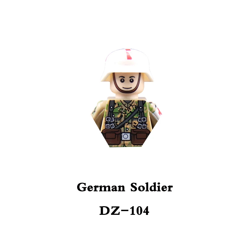 Military Soldiers WW1 WW2 Special Forces Rifle Tank Trooper Building Blocks Weapons Army Figures Bricks Mini Toys For Kids Gifts