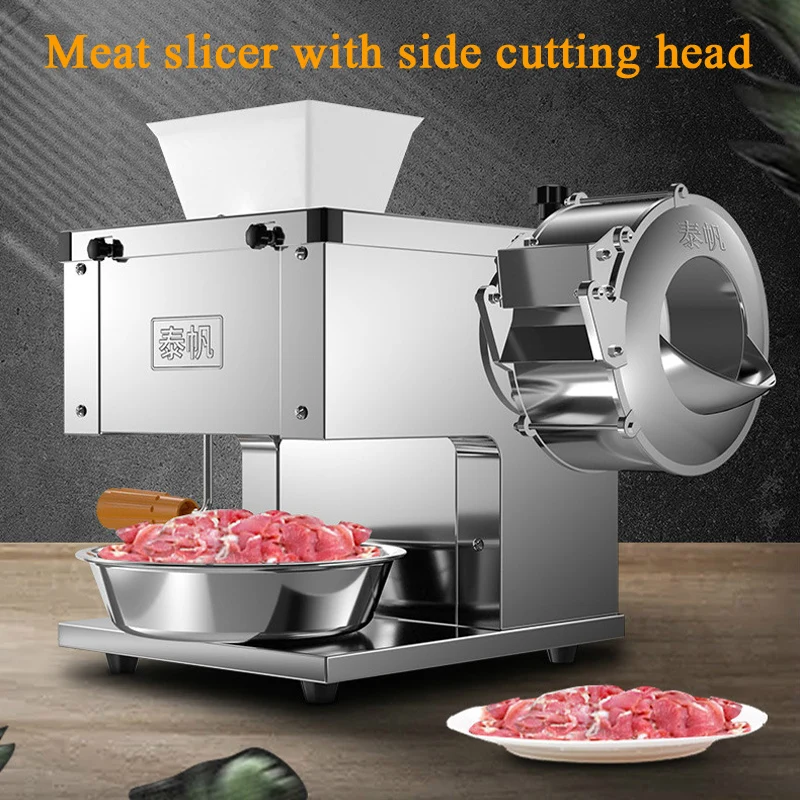 

Stainless Steel 800kg/h Meat Slicer Electric 110V 220V 2.5-21mm Meat Cutter Commercial Meat Cutting Machine