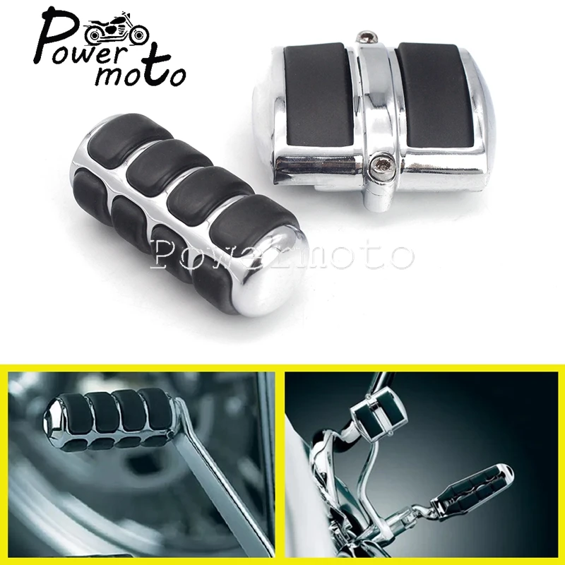 For Harley Sportster XL883C XL1200C XL1200 X XL1200V Dyna Wide Glide Motorcycle Gear Shift Lever Peg Brake Shift Pedal Cover