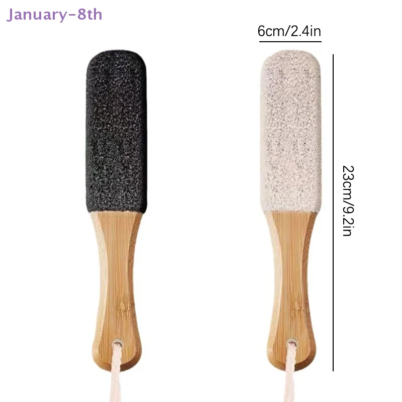 Hard Dead Skin Remove Bamboo Silicon Carbide Foot Rasp File Scrubber Grater Callus Pedicure Tool Exfoliating Tools