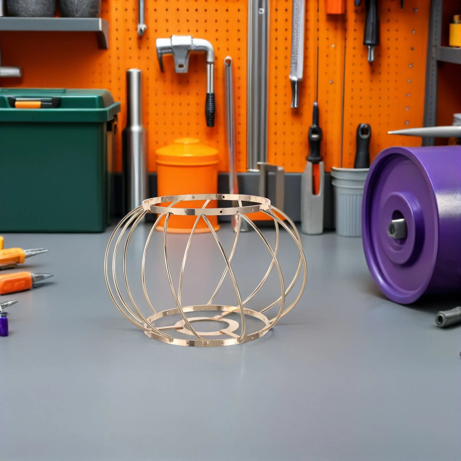 

Wire Lampshade Frame Iron Hollow 4.2cm Ring DIY Table Lampshade Frame Metal Lamp Shade Cover Bracket Metal Lamp Cover Brackets