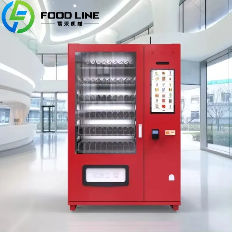 

Popular Metal Combo Vending Machine for Snacks and Drinks Cooling System Touch Screen Token Payment for Shopping Malls