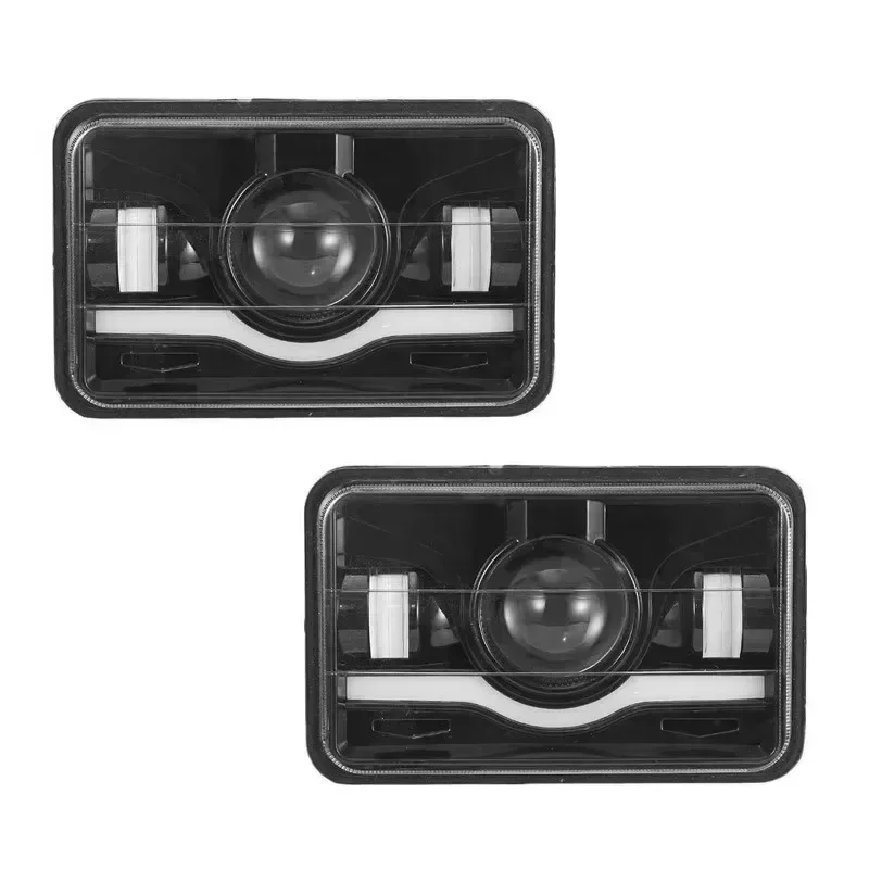 New for High Low Beam Motorcycle Front Square LED Headlight Waterproof  5 Inches FDRZ400S DRZ400SM DRZ250 2pair